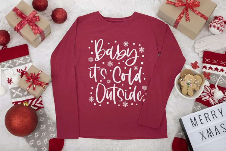 Baby It's Cold Outside SVG | Christmas SVG | Holiday
