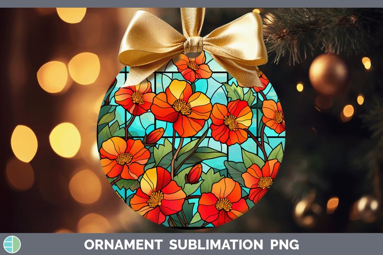 GorgeousStained Glass Ornament design.