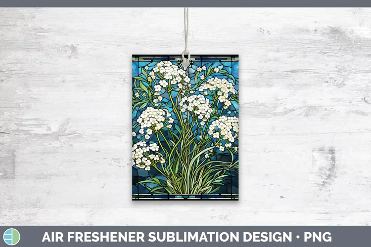 Stained Glass Babys Breath Gypsophila Air Freshener Sublimat