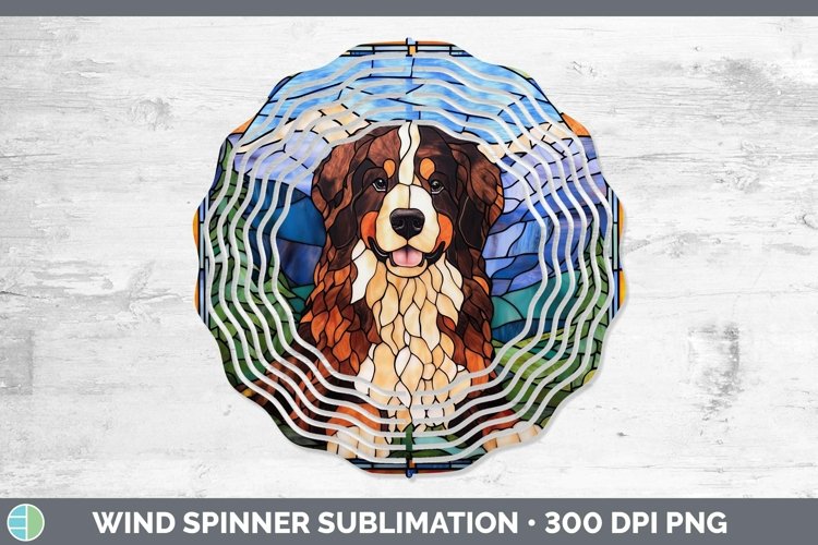 GorgeousStained Glass Wind Spinner design.