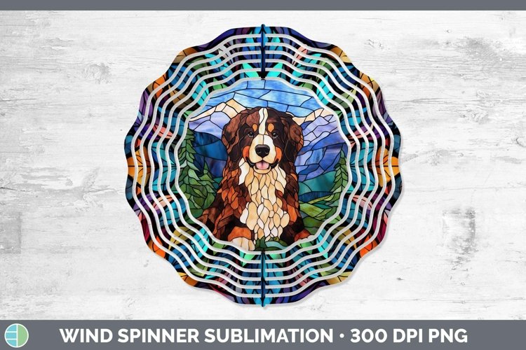 GorgeousStained Glass Wind Spinner design.