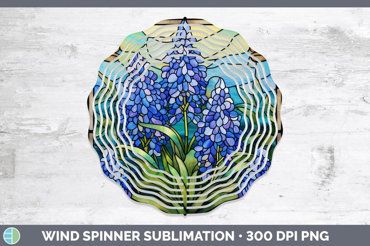 GorgeousStained Glass Wind Spinner design.