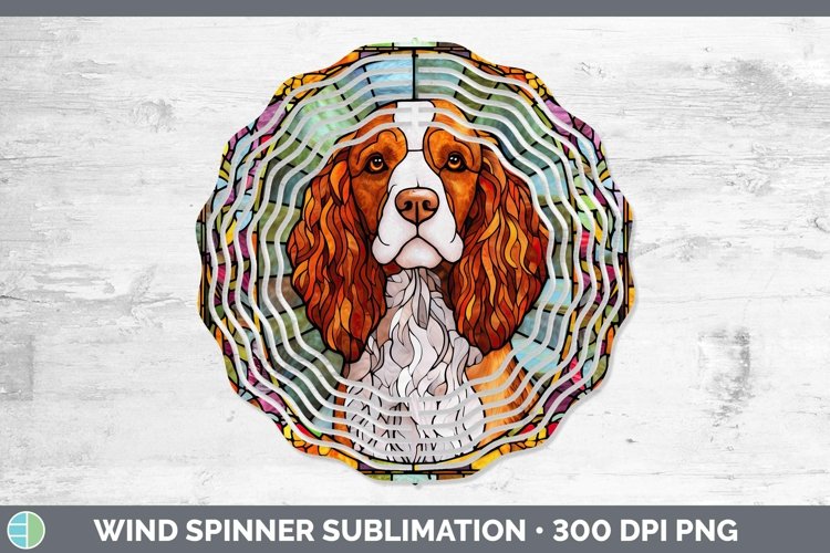 GorgeousStained Glass Wind Spinner design.
