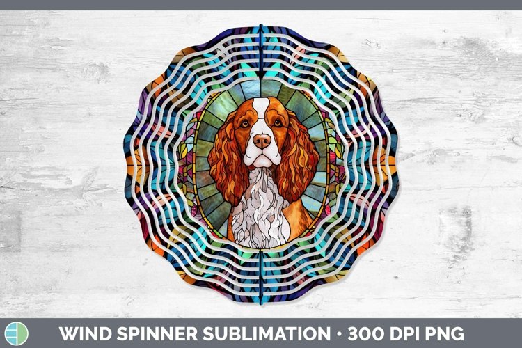 GorgeousStained Glass Wind Spinner design.