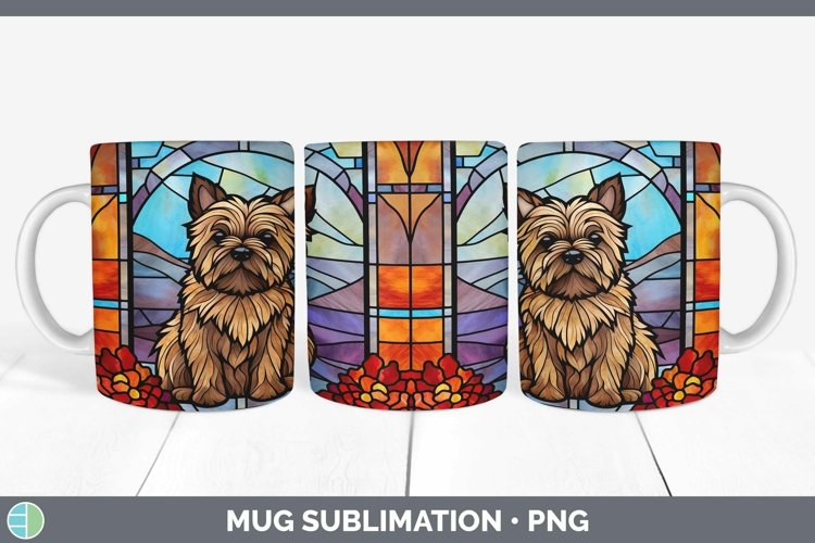GorgeousStained Glass Mug Wrap design.