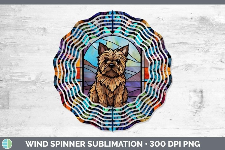 GorgeousStained Glass Wind Spinner design.