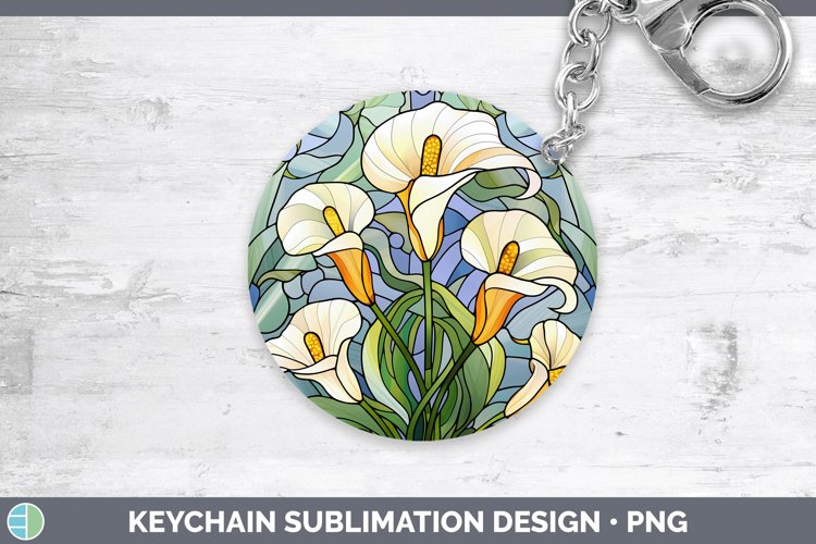 GorgeousStained Glass Keychain design.