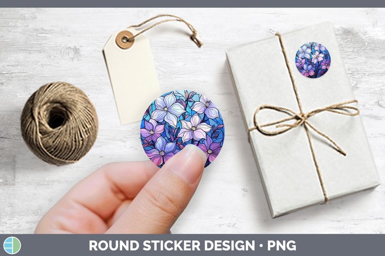 GorgeousStained Glass Stickers design.