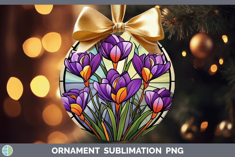 GorgeousStained Glass Ornament design.
