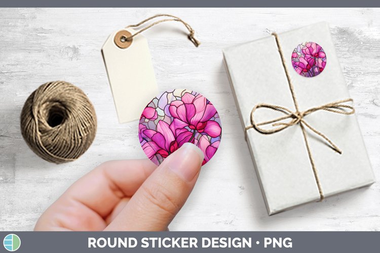 GorgeousStained Glass Stickers design.