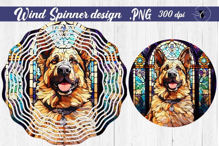 Stained glass wind spinner | Wind Spinner designs example image 1