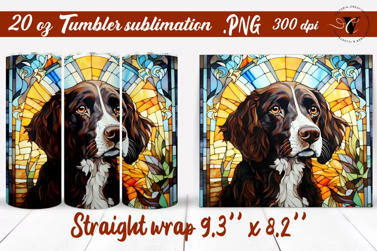 Stained glass tumbler sublimation | Tumbler wrap