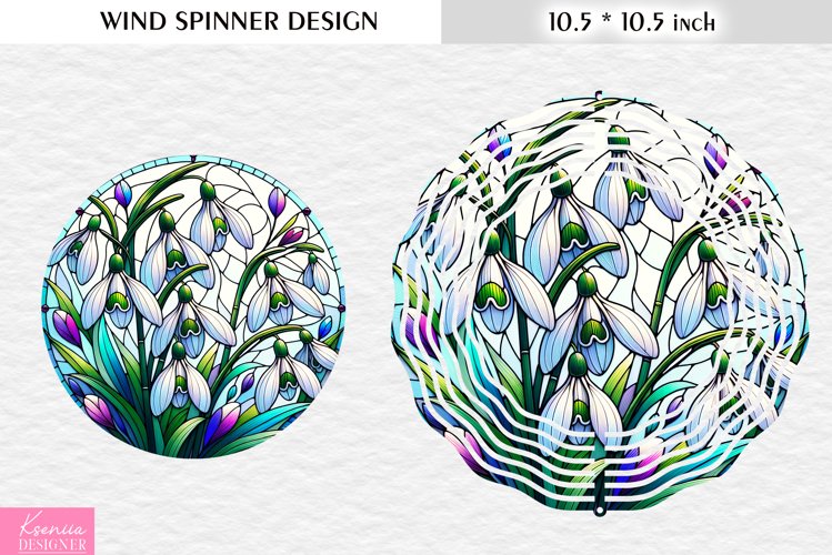 Wind Spinner Sublimation Design