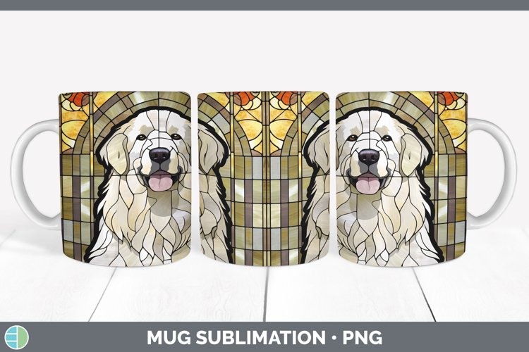 GorgeousStained Glass Mug Wrap design.
