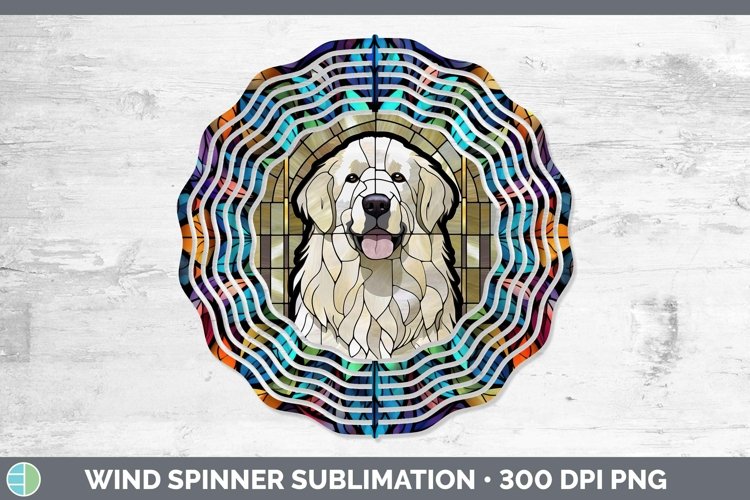GorgeousStained Glass Wind Spinner design.