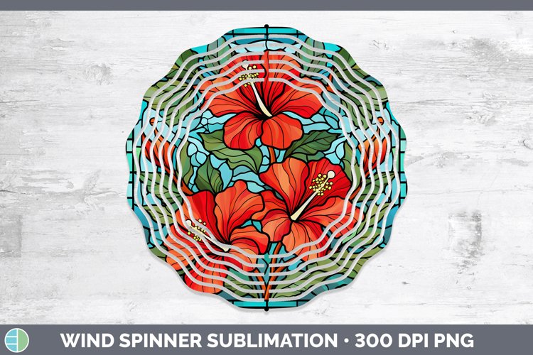 GorgeousStained Glass Wind Spinner design.