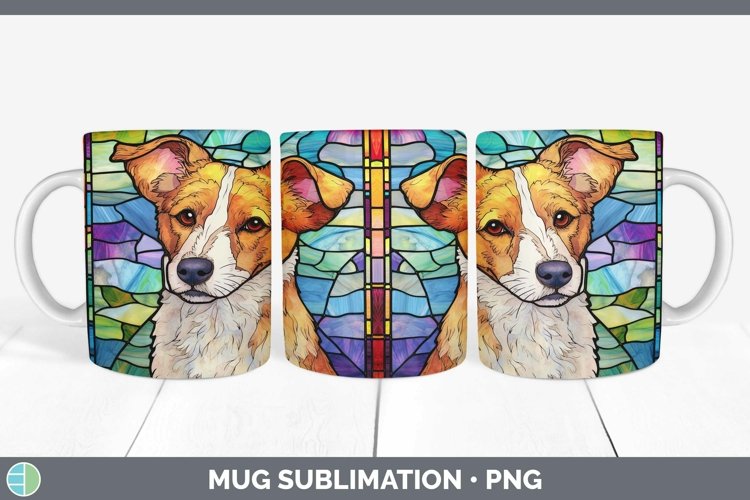 GorgeousStained Glass Mug Wrap design.