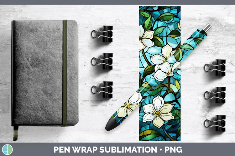 GorgeousStained Glass Pen Wrap design.