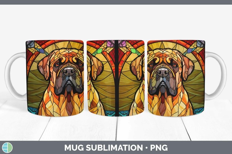 GorgeousStained Glass Mug Wrap design.