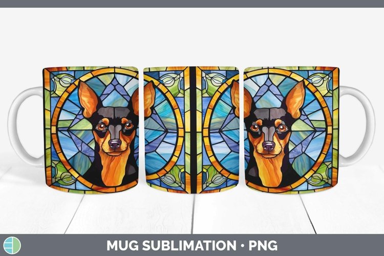 GorgeousStained Glass Mug Wrap design.