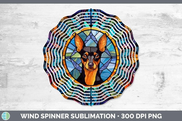 GorgeousStained Glass Wind Spinner design.