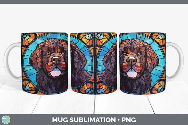 GorgeousStained Glass Mug Wrap design.