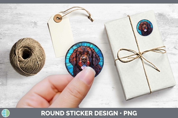 GorgeousStained Glass Stickers design.
