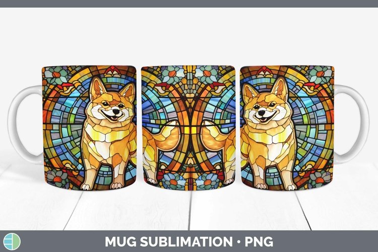 GorgeousStained Glass Mug Wrap design.