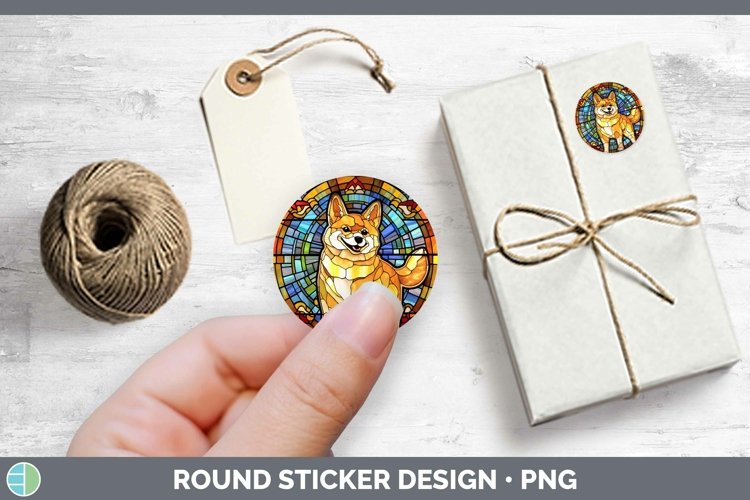 GorgeousStained Glass Stickers design.