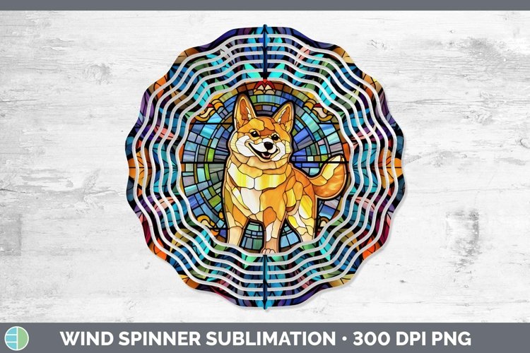 GorgeousStained Glass Wind Spinner design.