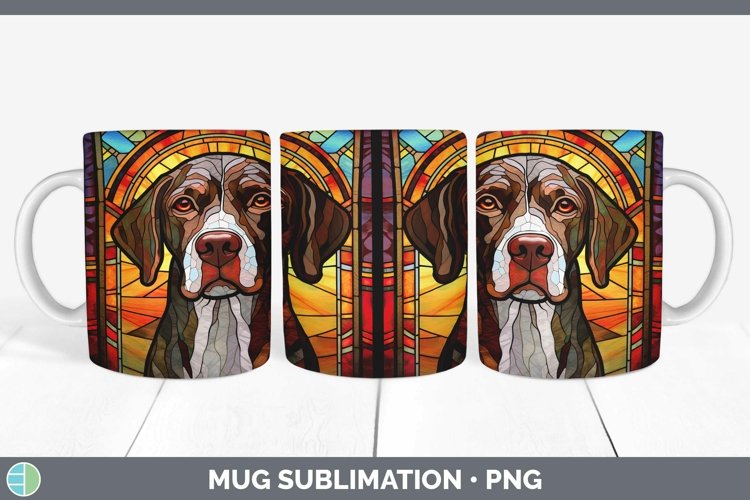 GorgeousStained Glass Mug Wrap design.