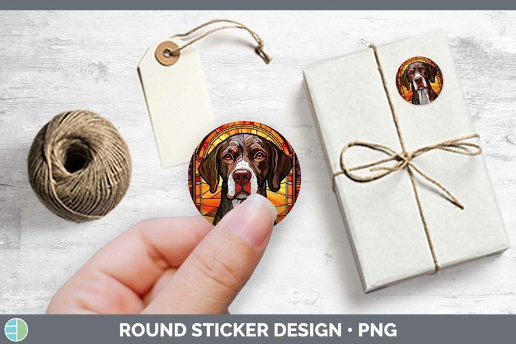 GorgeousStained Glass Stickers design.