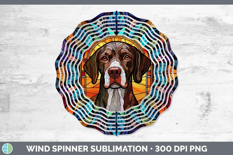 GorgeousStained Glass Wind Spinner design.