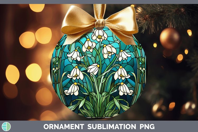 GorgeousStained Glass Ornament design.