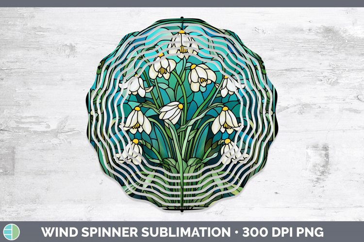 GorgeousStained Glass Wind Spinner design.
