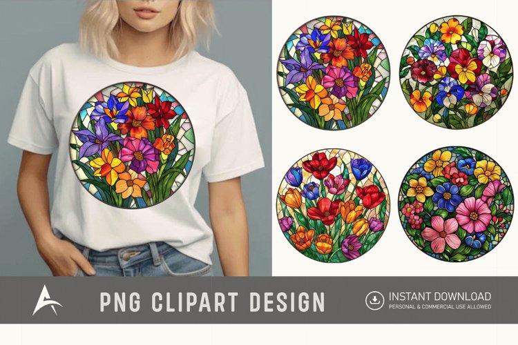 Spring Flowers Clipart Image 16