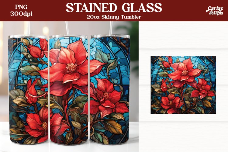 Tumbler Sublimation Wrap | Stained Glass Tumbler Wrap