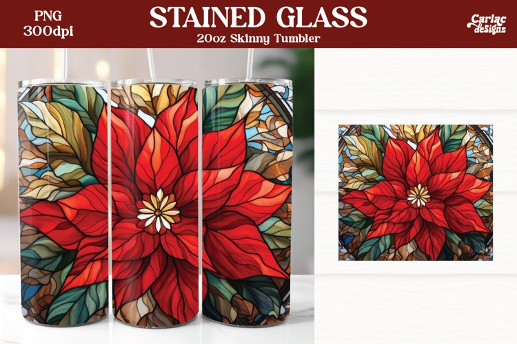 Tumbler Sublimation Wrap | Stained Glass Tumbler Wrap
