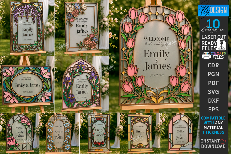  Wedding Welcome Sign Image 6