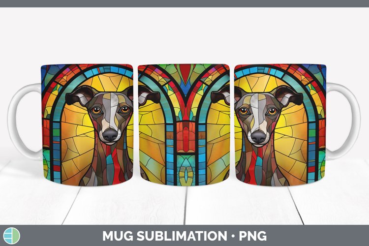GorgeousStained Glass Mug Wrap design.