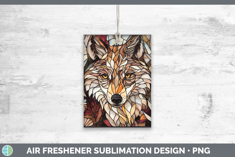 GorgeousStained Glass Woodland Air Freshener design.
