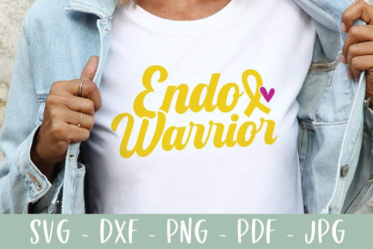 Endometriosis Awareness SVG Endo Warrior