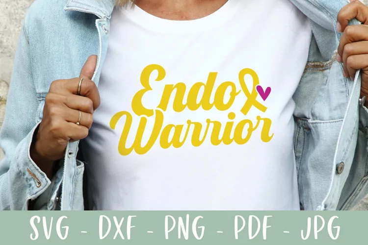 Endometriosis Awareness SVG | Endo Warrior