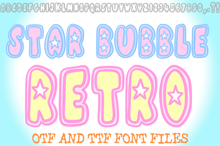 Wavy Polka Dot Bubble Font Fun Playful Spotted Typeface