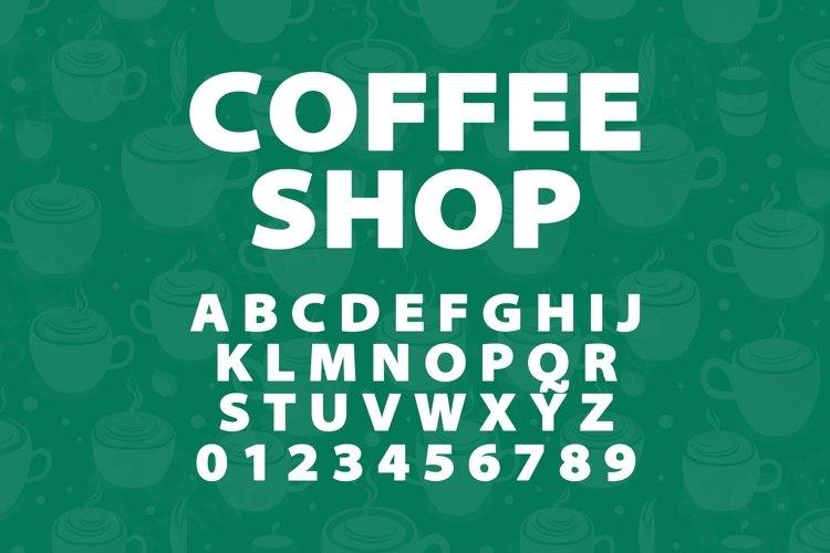 Coffee Shop Font Coffeehouse Font