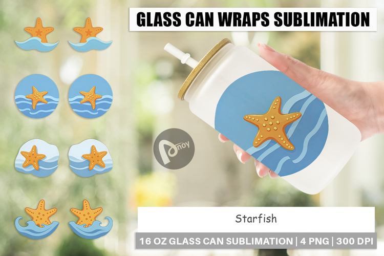 Glass Can Starfish