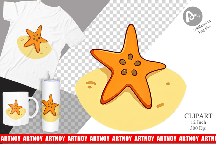 Starfish Clipart Image 17