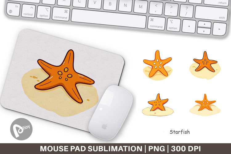 Mouse Pad Starfish