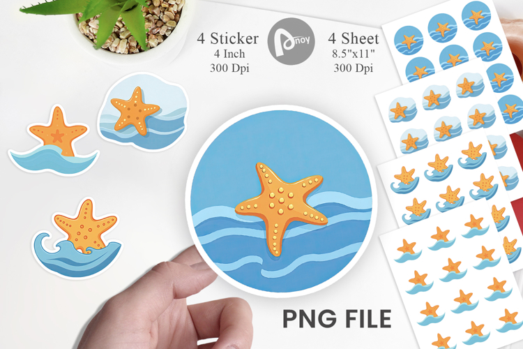 Starfish Clipart Image 3