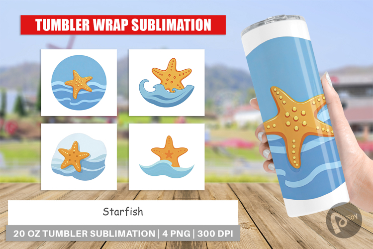 Tumbler Starfish
